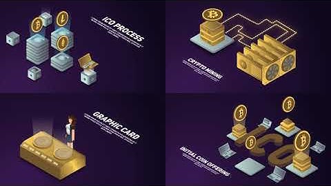 Gradient Isometric Crypto and Blockchain Promotion Kit