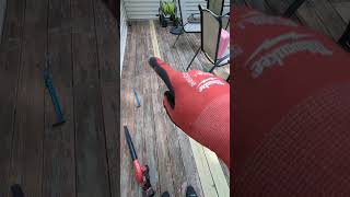 How To Fix A Rotten Deck. #shorts