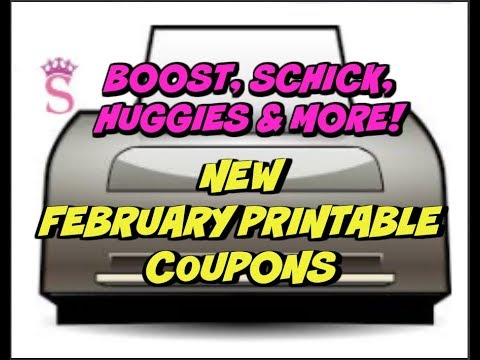NEW FEBRUARY 2018 PRINTABLE COUPONS & RE-SETS!