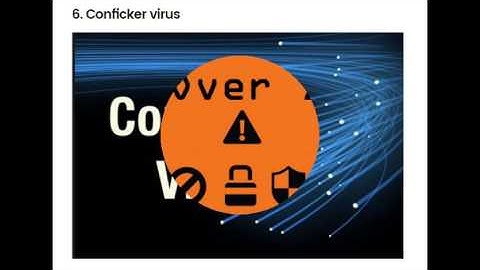 Top 10 Computer Damaging Viruses in the world.