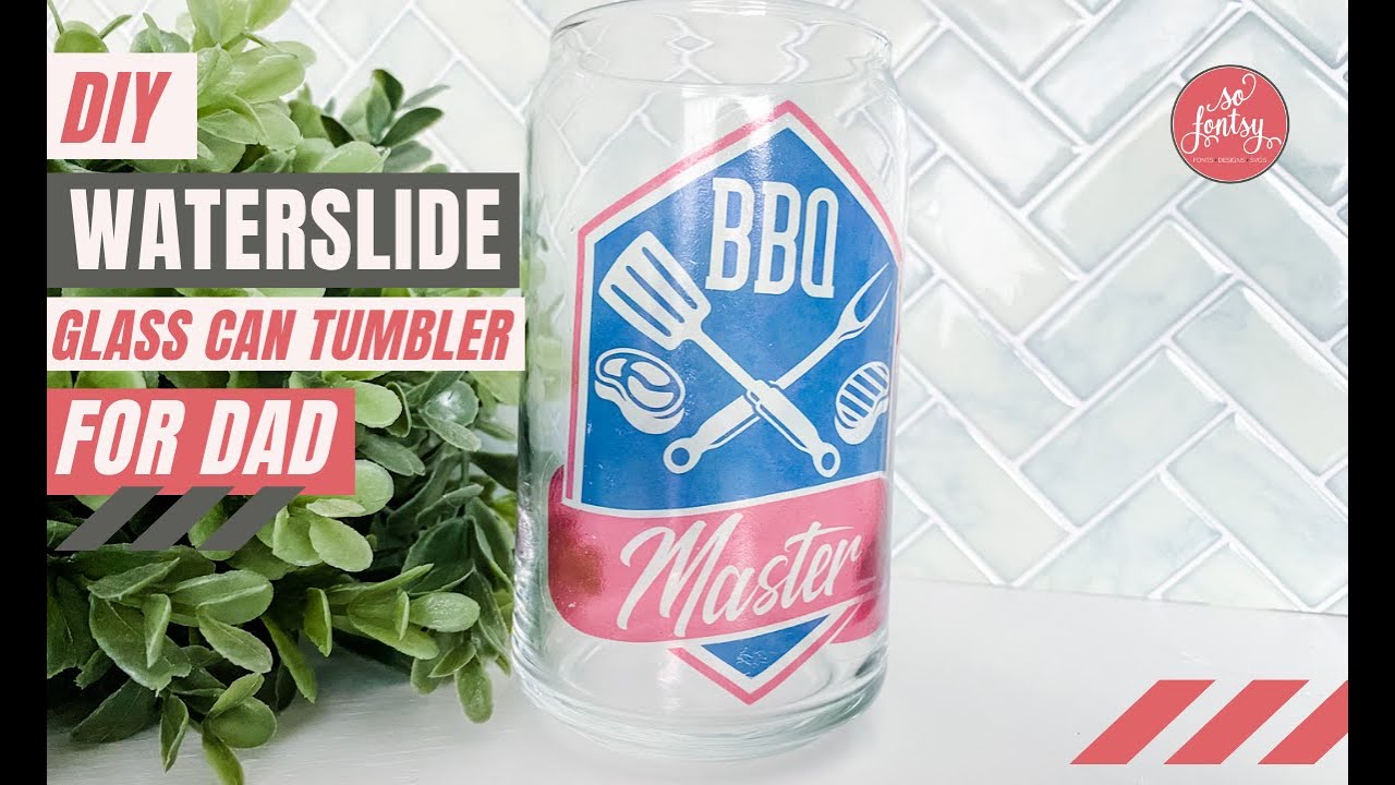 Make Amazing Waterslide Decals for Tumblers, Mugs, and Glasses