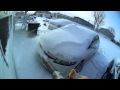 fast snow removal with my leaf blower