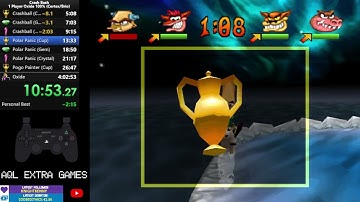 🔴[Speedrun Oxide 100%] Crash Bash with Brio - 3:23:55