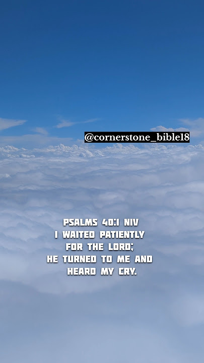 Psalms 40:1 #bible #biblequotes #bibleverse #hope #love #fyp #christian #believers #jesus