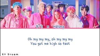 BTS (방탄 소년단) - BOY WITH LUV ( ft. HALSEY | Lyrics Rom, Eng