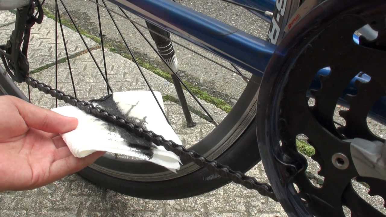 自転車 チェーン オイル 塗り 方