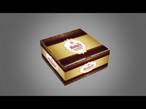 Download how to create a packaging design mockup sweet box - YouTube