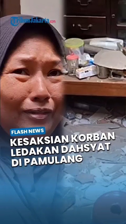 Kesaksian Korban Ledakan Misterius di Pamulang Tangsel, Diawali Suara Gemuruh di Atap Rumah