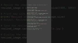 image resizing pillow #python #showcase