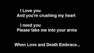 HIM - When Love and Death Embrace karaoke (instrumental+lyrics)