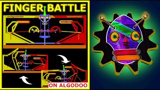 ALGODOO MECHANICAL ARM BATTLE, AUTOMATIC MECHANISM Useless Box Gadget