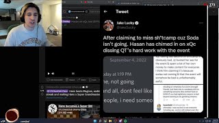 Xqc Reacts To Jake Lucky Tweeting About Him