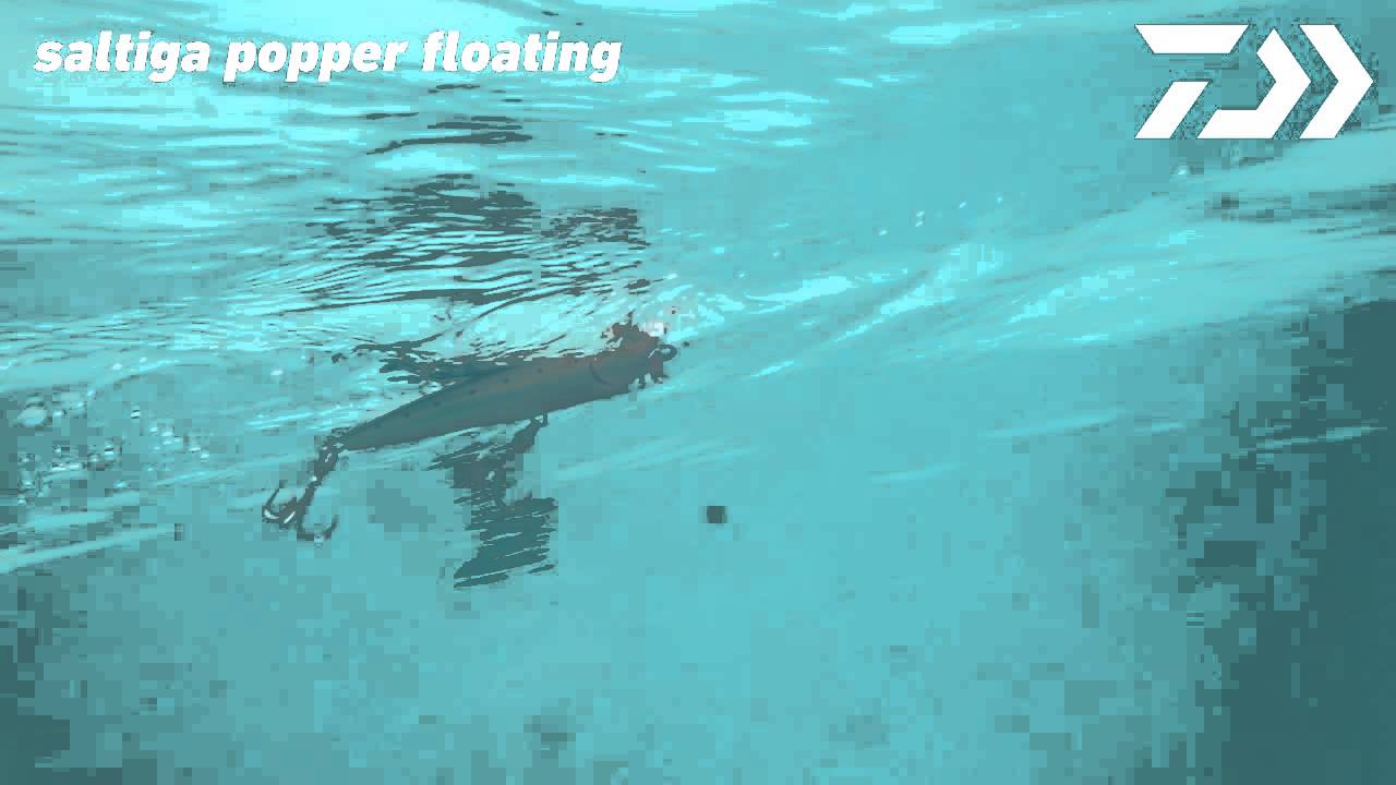 Leurre Daiwa SALTIGA Dorado Popper floating et sinking 