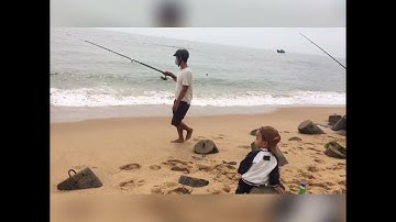 Câu cá đục biển Phan thiết cuối tuần cùng anh em