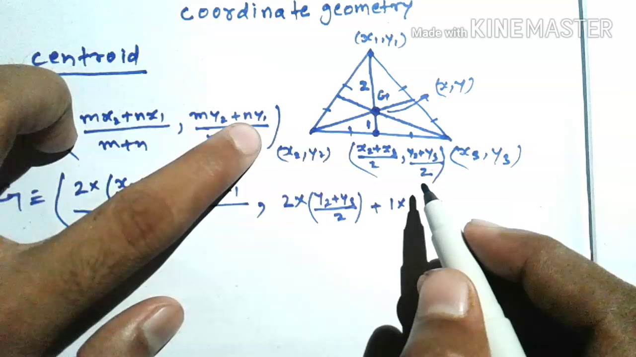 Centroid Of A Triangle Notes