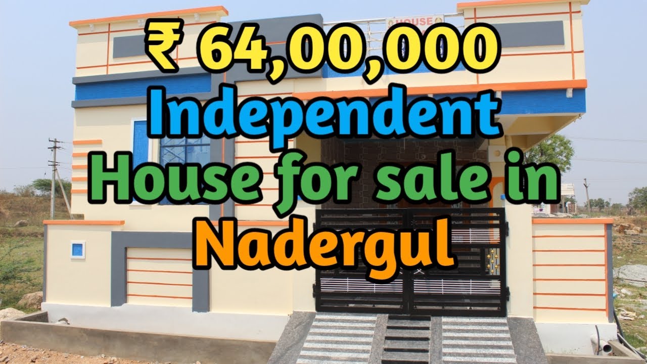 64 Lakhs, Low cost Independent House for Sale in Nadergul, Hyderabad