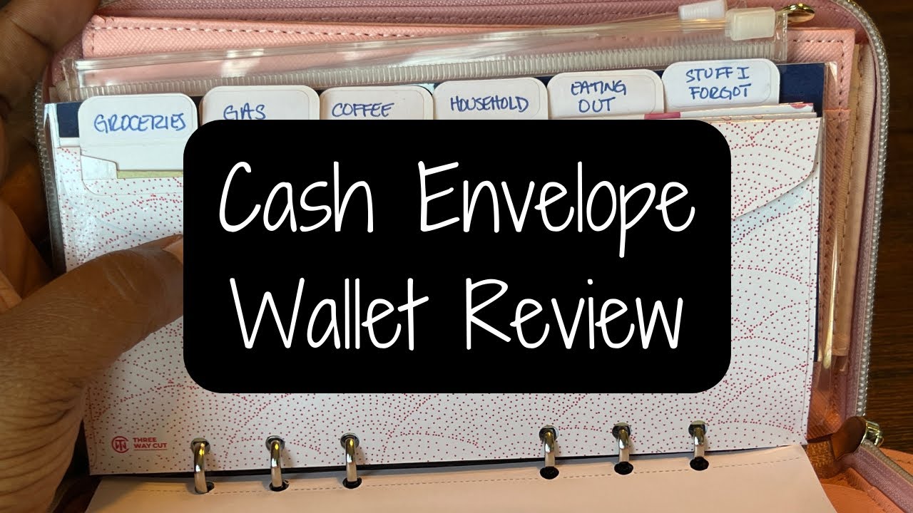 Cash Envelope Wallet Review:   Three Way Cut #cashenvelopesystem  #cashenvelopewallet 