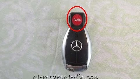 Mercedes Key Fob Battery Change Replacement Chrome Key by MercedesMedic.com round panic