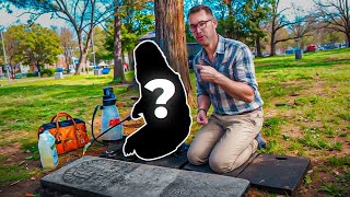 Our First Guest At The Abandoned Cemetery