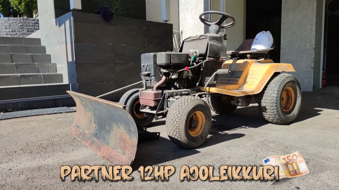 Partner 12HP ajoleikkuri etulanalla (50e)