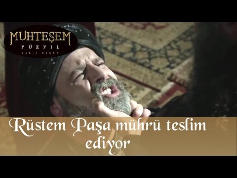 Rüstem Paşa Mührü Teslim Ediyor - Muhteşem Yüzyıl 124.Bölüm
