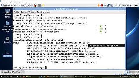 1   Configuration de la carte réseau sous linux