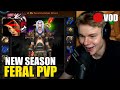 Cataclysm feral druid pvp  day 1 of the season full vod