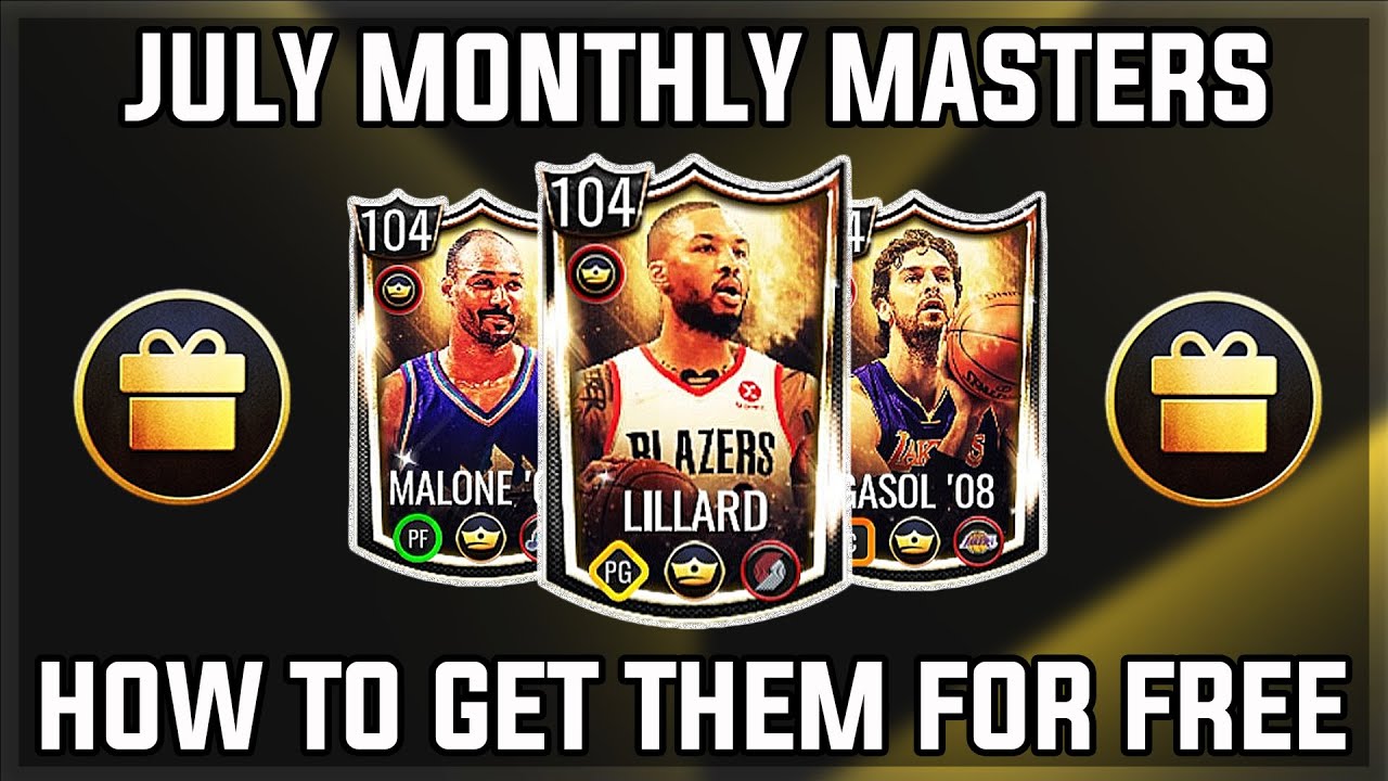 JULY MONTHLY MASTER IS HERE!! HOW TO GET YOURSELF A FREE 104 OVR