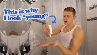 HOW I KEEP MY 28YEAROLD SKIN (AND 1 WRINKLE) MOISTURIZED ‍♂ a french skincare routine