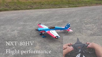 NXT-80HV servo bench and flight test