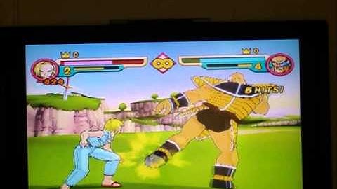 Dragon Ball Z Budokai 2-Android #18 vs Nappa