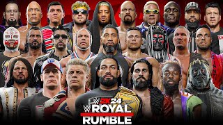 WWE 2K24 THE ROYAL RUMBLE MATCH!