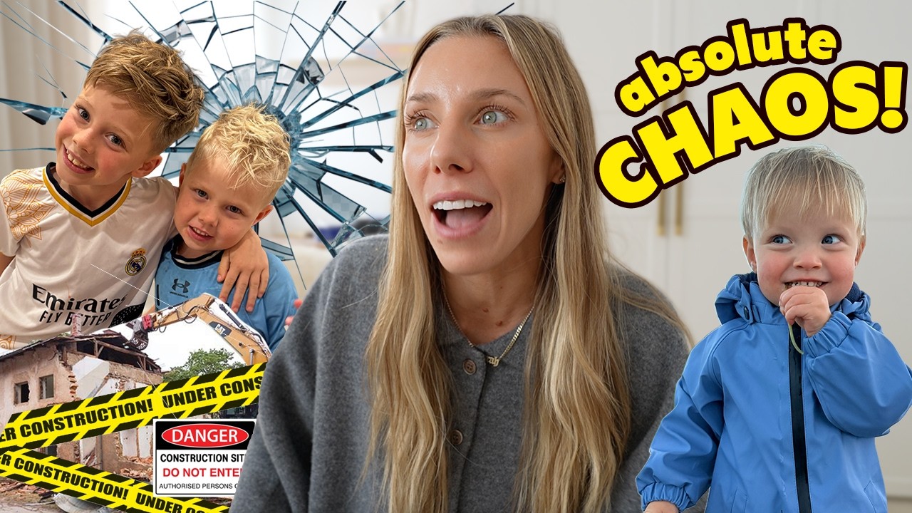 I let my kids DEMOLISH our house + HYROX Race Workout & Prep