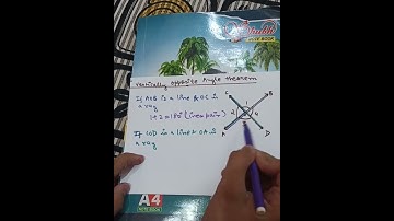 How To Prove That Vertically Opposite Angles Are Equal #mathstrick #viralmaths