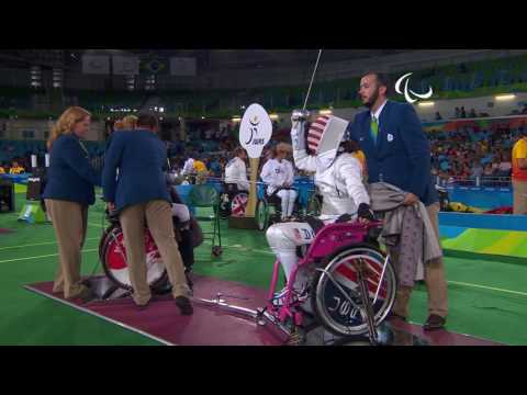 Wheelchair Fencing| BURDON v DELUCA| Women’s Individual Epee A | Rio 2016 Paralympic Games