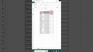 How to calculate age in Excel  shorts short exceltips excel excelshorts datedif viral