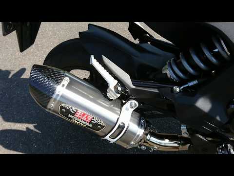 KAWASAKI Z125PRO YOSHIMURA ヨシムラサイクロン カーボンエンド