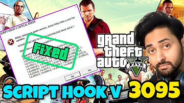 [FIXED] SCRIPT HOOK V CRITICAL ERROR AFTER GTA 5 UPDATE 3095 | Script Hook V | GTA 5 Mods Hindi/Urdu