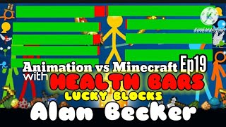 Animation vs Minecraft Ep19 HEALTH BARS #alanbecker #video #viral