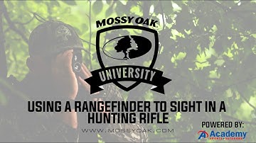 Using a Rangefinder to Sight in a Hunting Rifle