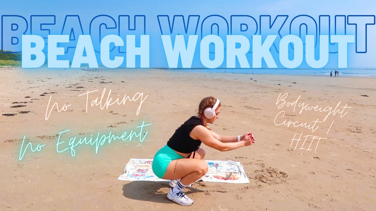 Beach Bodyweight Workout No Equipment Full Body Home Workout YouTube