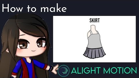 Skirt Animating Tutorial in Alight Motion || Gacha Stu-Club Tutorial ||
