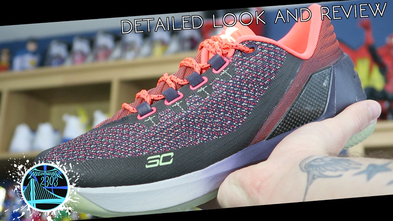 Under Armour Curry 3 Low Circle' | Detailed Look and Review - YouTube