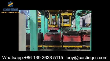 Fully automatic horizontal casting molding machine and trolley line-Zoomzu