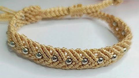 📢 ¿Quieres Aprender Macramé? Empieza con esta Pulsera de Corazones 💖