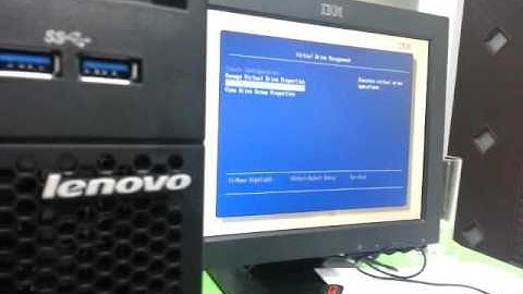 Set bios lenovo X3100 M5 set Raid Format Data Pre Install Ubuntu IBM