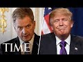 Press Conference With President Donald Trump And Finnish President Sauli Niinistö | TIME