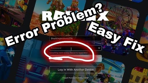 how to fix something went wrong Problem on Roblox Chromebook( Not really )