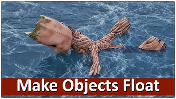 Swimming GROOT in Ocean | Make objects float | Blender 3.1 tutorial