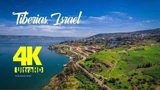 Flights Tiberias, Galilee Israel - HOLY LAND 4K UHD